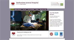 Desktop Screenshot of harborviewanimalhospital.com